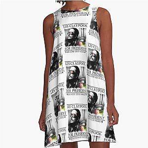 A Les Claypool for President 14 Classic Style - Women's - Trending Graphic A-Line Dress