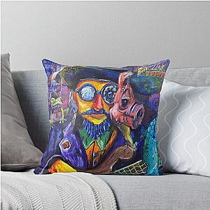Les Claypool Painting Throw Pillow