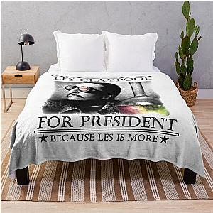 Les Claypool For President 14 Classic Style Women's Trending Graphic Throw Blanket