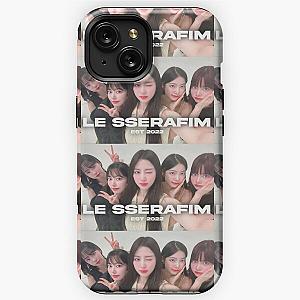 LE SSERAFIM group sticker  iPhone Tough Case