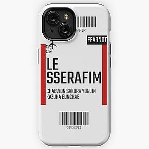 Le Sserafim Boarding Pass iPhone Tough Case