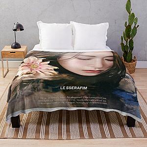 LE SSERAFIM YUNJIN Throw Blanket