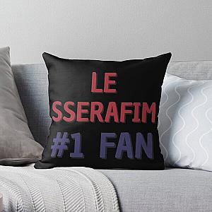 Le Sserafim #1 Fan Throw Pillow