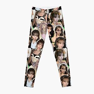 Chaewon Le Sserafim Collage Leggings