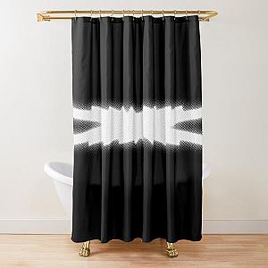 LE SSERAFIM Halftones logo Shower Curtain