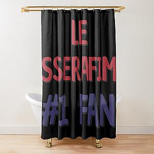 Le Sserafim #1 Fan Shower Curtain