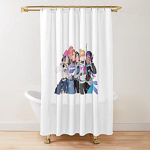 LE SSERAFIM X VIDEOGAME Shower Curtain