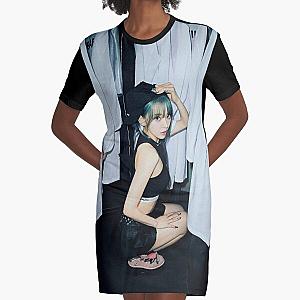 LE SSERAFIM SAKURA - EASY  Graphic T-Shirt Dress