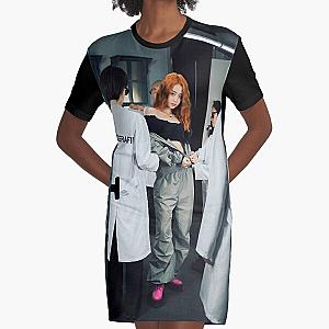 LE SSERAFIM YUNJIN - EASY  Graphic T-Shirt Dress