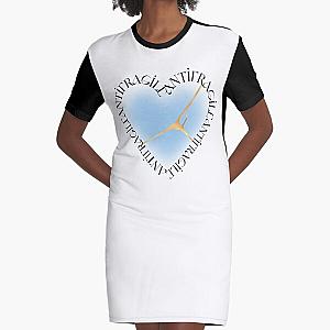 LE SSERAFIM - ANTIFRAGILE (Blue) Graphic T-Shirt Dress