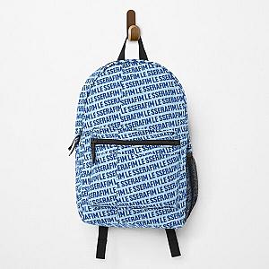 LE SSERAFIM Blue Patterns Backpack