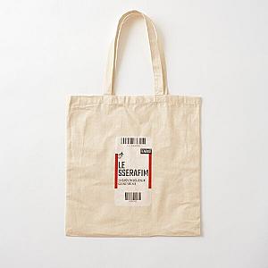 Le Sserafim Boarding Pass Cotton Tote Bag