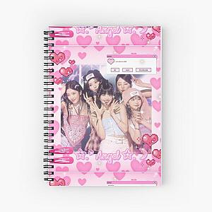 LE SSERAFIM AESTHETIC OT5 PINK Spiral Notebook