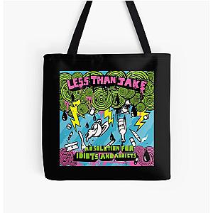 Less Than Jake absolution for idiots and addicts All Over Print Tote Bag