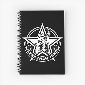 punk band music best logo less than jake gajiumr best logo Spiral Notebook