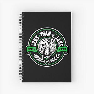 Less Than Jake Merch Less Than Jake Logo Spiral Notebook