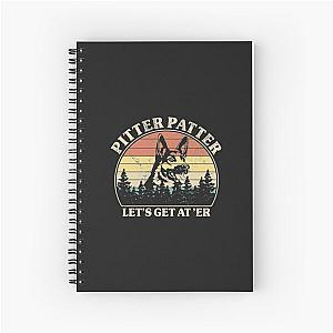 Letterkenny Pitter Patter Arch Logo Dog T-ShirtPitter Patter Let's get at 'er Spiral Notebook