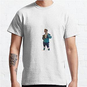 Lewis Capaldi Holding Dog in Tracksuit Classic T-Shirt RB1306