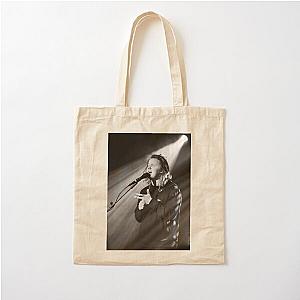 Lewis Capaldi Black and White Performance Photo Cotton Tote Bag RB1306