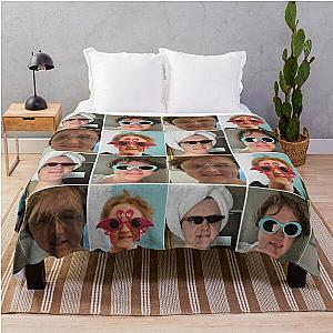 Lewis Capaldi collage Throw Blanket RB1306