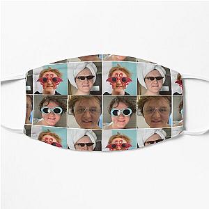 Lewis Capaldi collage Flat Mask RB1306