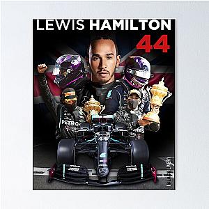 Lewis 44 - Lewis Hamilton   Poster