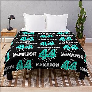 f1 Lewis Hamilton Throw Blanket