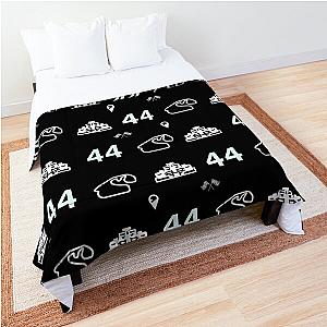 Lewis Hamilton 44 Racing Pattern  Comforter