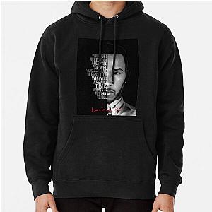 Black and white Lewis Hamilton motivational quote. Pullover Hoodie