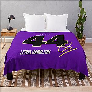 Lewis Hamilton 44 Throw Blanket