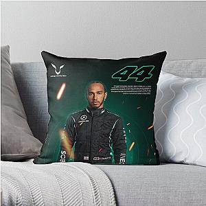 F1 Lewis Hamilton 44 Throw Pillow