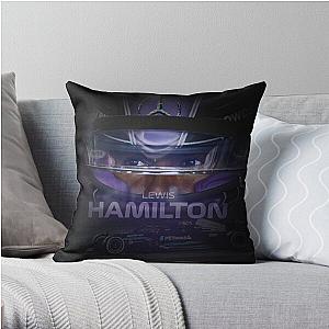 Lewis Hamilton 44 Throw Pillow