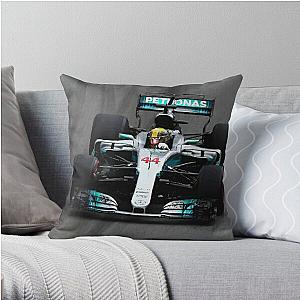 Lewis Hamilton 44 - Digital art Throw Pillow