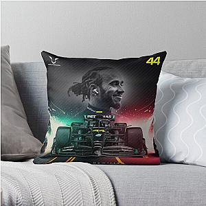 F1 Lewis Hamilton 44 Throw Pillow