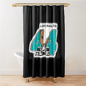 Lewis Hamilton Art Shower Curtain