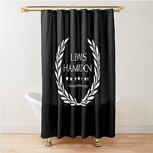 Lewis Hamilton - Seventh World Title Shower Curtain