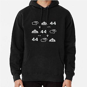 Lewis Hamilton 44 Racing Pattern  Pullover Hoodie