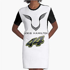 Lewis Hamilton LOGO 44 GP Graphic T-Shirt Dress