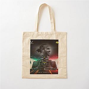 F1 Lewis Hamilton 44 Cotton Tote Bag