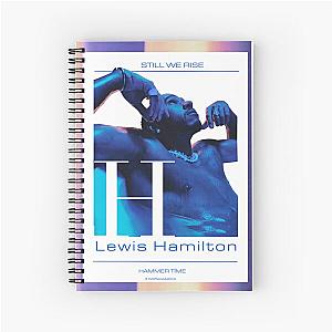 Lewis Hamilton aesthetic posters  Spiral Notebook