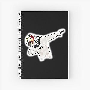 Lewis Hamilton Art Illustration Spiral Notebook