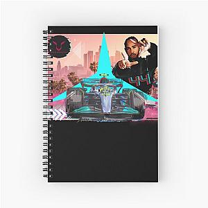 Lewis Hamilton Silver Arrow  Spiral Notebook