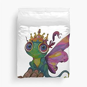 Edgar the Chameleon Fairy Prince by Lexa Duvet Cover