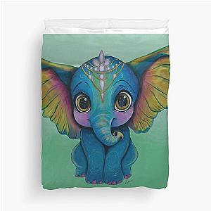 Jane the Baby Elephant by Lexa Duvet Cover