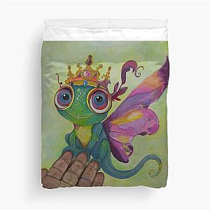 Edgar the Chameleon Fairy Prince by Lexa Duvet Cover