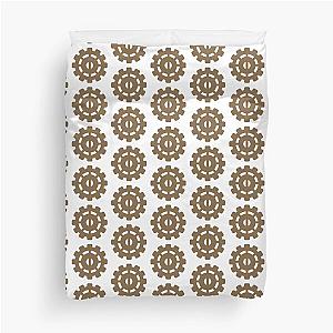 Lexa Heda Brown Duvet Cover
