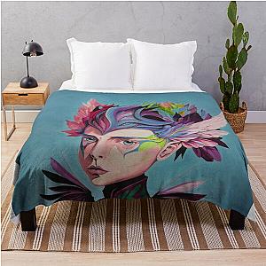 Frankie the Fairy Prince by Lexa Throw Blanket