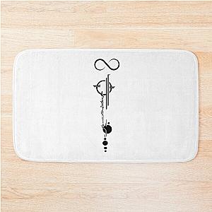 Lexa back tattoo, Heda tattoo, Lexa tattoo, Infinity symbol bath mat