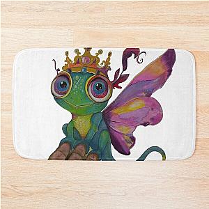 Edgar the Chameleon Fairy Prince by Lexa (No Background) Bath Mat