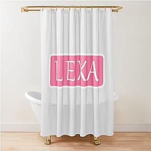 Lexa Name Shower Curtain